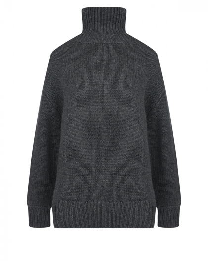 Кашемировый свитер темно-серого цвета FTC Cashmere | Фото 1