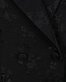 Жаккардовый пиджак, черный Masterpeace | Фото 10