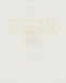 Белый свитшот с блестящим логотипом Fendi | Фото 3