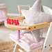 Кукольный стульчик Scarlett, белый/розовый/натуральный Roba | Фото 3