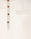 Белая рубашка с воротником-стойкой  | Фото 3