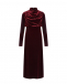 Платье SARA с воротником стойкой, вишневое Pietro Brunelli | Фото 1