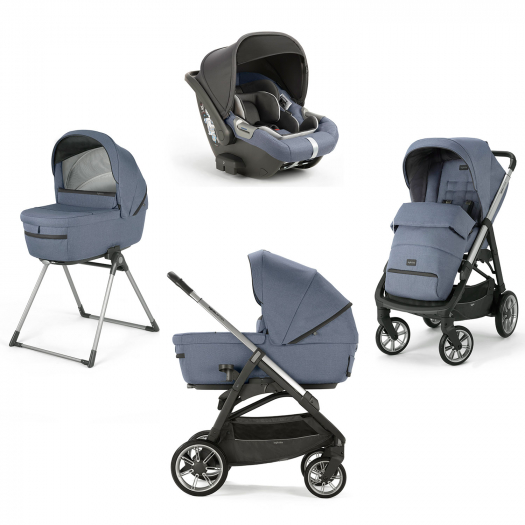 Коляска Aptica System Quattro 4 в 1 на шасси Aptica Graphite, Alaska Blue Inglesina | Фото 1