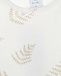 Белая велюровая пижама с принтом &quot;листья&quot; Sanetta | Фото 5