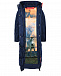 Длинное пуховое пальто с принтом на подкладке Freedomday | Фото 2