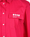 Рубашка цвета фуксии с накладными карманами MSGM | Фото 6