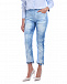 Синие джинсы с эффектом tie-dye Forte dei Marmi Couture | Фото 5