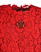 Кружевное платье красного цвета Dolce&Gabbana | Фото 5