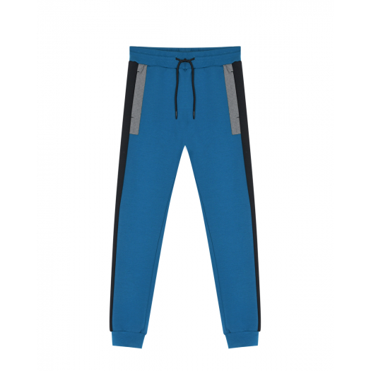 Синие спортивные брюки с лампасами Antony Morato | Фото 1