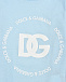 Футболка с лого, голубая Dolce&Gabbana | Фото 3