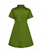 Зеленое платье с накадными карманами Burberry | Фото 2
