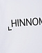 Белая футболка с черным лого Hinnominate | Фото 3