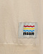 Футболка-поло кремового цвета с лого MSGM | Фото 3