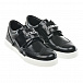 Черные туфли с логотипом на липучке Dolce&Gabbana | Фото 2