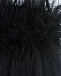 Черное платье с отделкой перьями  | Фото 3