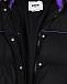 Пуховая куртка с сиреневым поясом MSGM | Фото 7