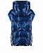 Синяя куртка-трансформер с капюшоном Diego M | Фото 5