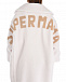 Белая шуба с декором &quot;Super Mama&quot; Forte dei Marmi Couture | Фото 11