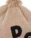 Бежевая шапка из шерсти и кашемира Dolce&Gabbana | Фото 3