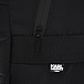 Черный рюкзак с контрастным лого Karl Lagerfeld kids | Фото 6