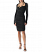 Черное платье с драпировкой Roberto Cavalli | Фото 5