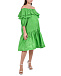 Зеленое платье с оборкой Parosh | Фото 4