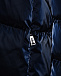 Удлиненная темно-синяя куртка-пуховик ADD | Фото 8