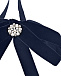 Бархатный галстук-бабочка декорированный стразами Aletta | Фото 3