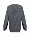 Серый свитер с контрастными вставками MRZ | Фото 5