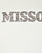 Футболка с лого из стразов Missoni | Фото 3