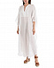 Белое платье с вышивкой пайетками 120% Lino | Фото 3