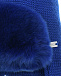 Синяя шапка с меховой отделкой Il Trenino | Фото 3