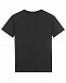 Черная футболка с текстовым принтом MSGM | Фото 2