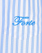 Рубашка в бело-голубую полоску Forte dei Marmi Couture | Фото 7
