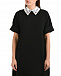 Черное платье с белым воротником Vivetta | Фото 8