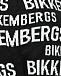 Черная шапка со сплошным белым лого Bikkembergs | Фото 3