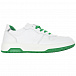 Белые кеды с зелеными шнурками Morelli | Фото 2