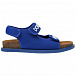 Ярко-синие сандалии с белым лого Dolce&Gabbana | Фото 3