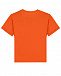 Оранжевая футболка с лого Moncler | Фото 3