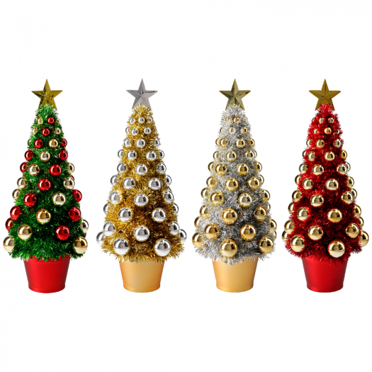 Новогодний сувенир &quot;Рождественская елка&quot; 39,5 см, 4 вида, цена за 1 шт. Timstor | Фото 1