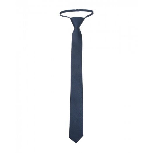 Однотонный синий галстук Silver Spoon | Фото 1