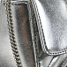 Серебристая стеганая сумка с лого Roberto Cavalli | Фото 5