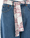 Синие джинсы с текстильным поясом Forte dei Marmi Couture | Фото 5