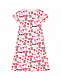 Трикотажное платье с принтом &quot;медвежата&quot; Moschino | Фото 2