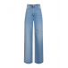 Синие джинсы прямого кроя MSGM | Фото 1