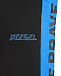 Черные спортивные брюки с синими лампасами Diesel | Фото 3