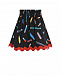 Черная юбка с принтом &quot;карандаши&quot; Stella McCartney | Фото 2
