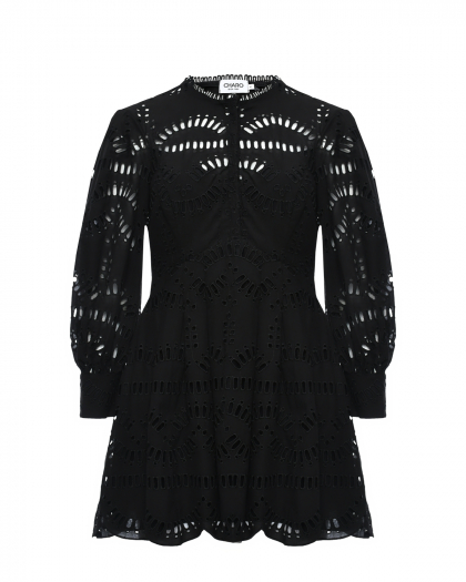 Платье с шитьем, черное Charo Ruiz | Фото 1