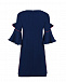 Синее платье с бантами на рукавах Pietro Brunelli | Фото 5