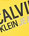 Желтая футболка с логотипом Calvin Klein | Фото 3